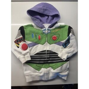 Disney park authentic BUZZ Lightyear Hoodie Zip-Up Pockets Hooded Costume Jacket
